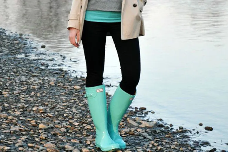 Pairing Dresses with Fashion Rubber Boots