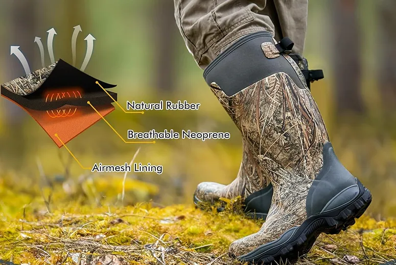 Ultimate Camo Hunting Rubber Boots