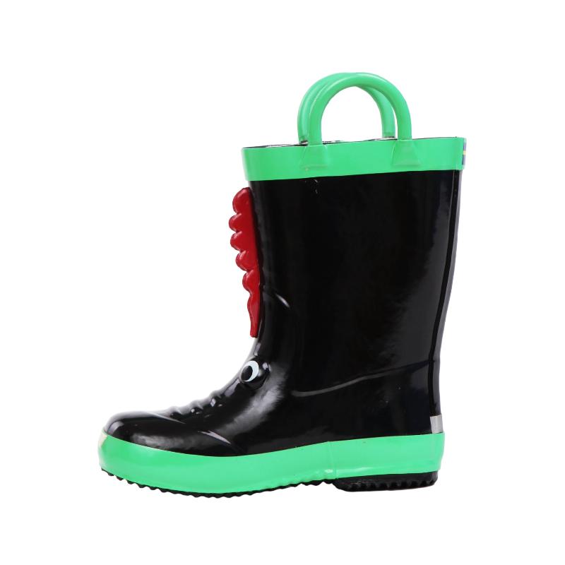 Kids Rubber Rain boots with Handle SYHB1-11