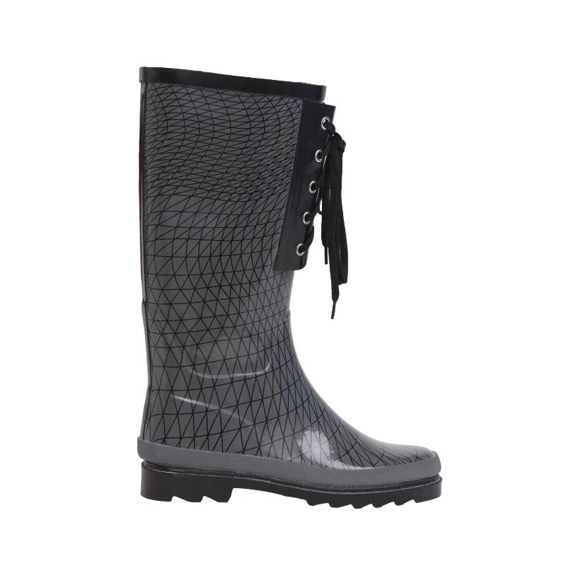 Fashion Ladies Rubber Rain Boots HT208-4