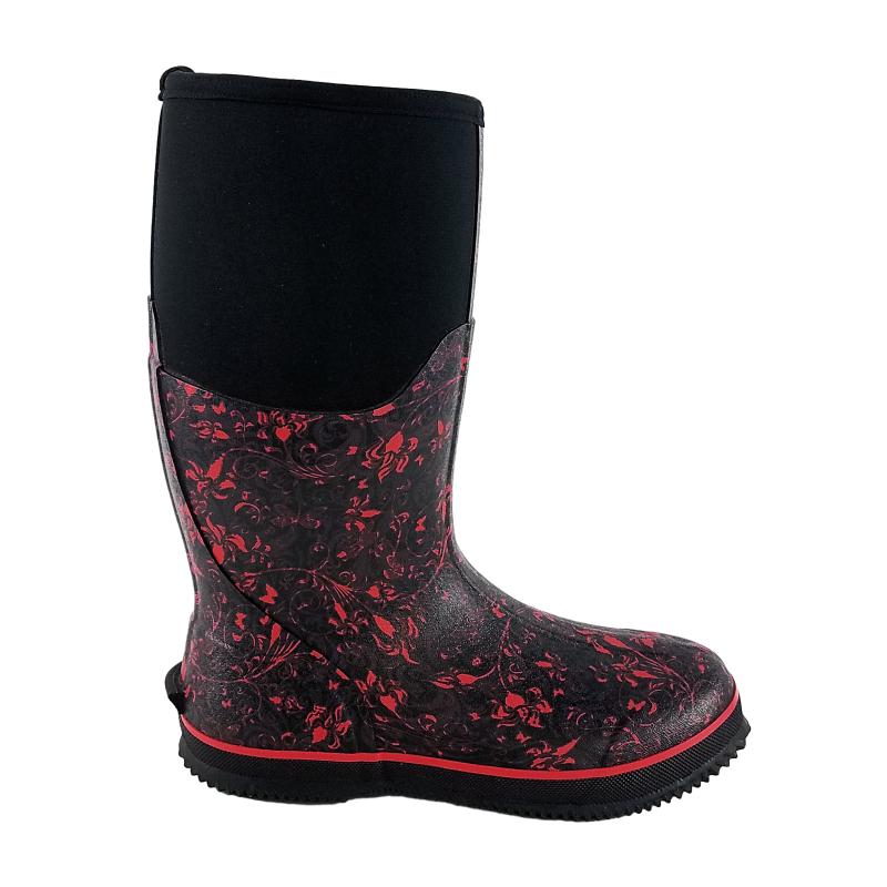 Outdoor Waterproof Printed Neoprene boots SY01-6N