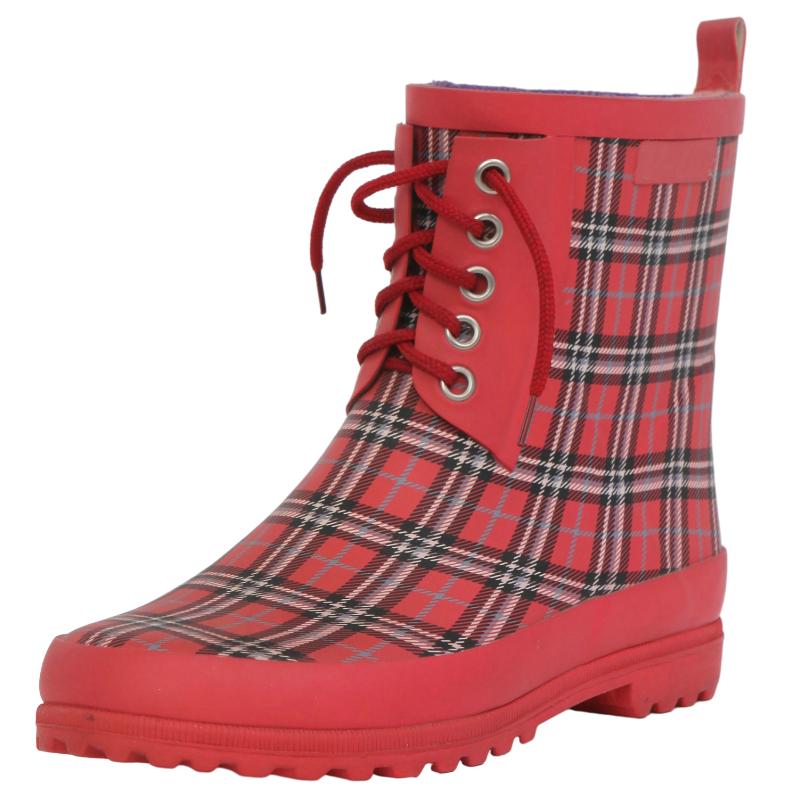 Fashion Ladies Mid Rubber Rain boots HT208-3