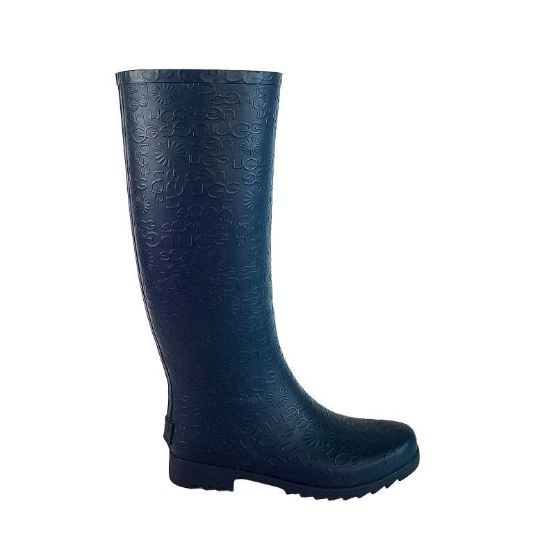 Ladies Embossed Tall Rubber Rain Boots SYHW30-1