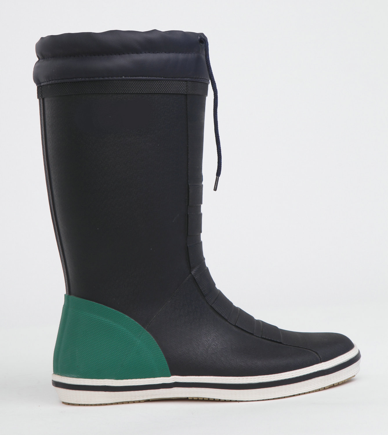 lined rubber rain boots