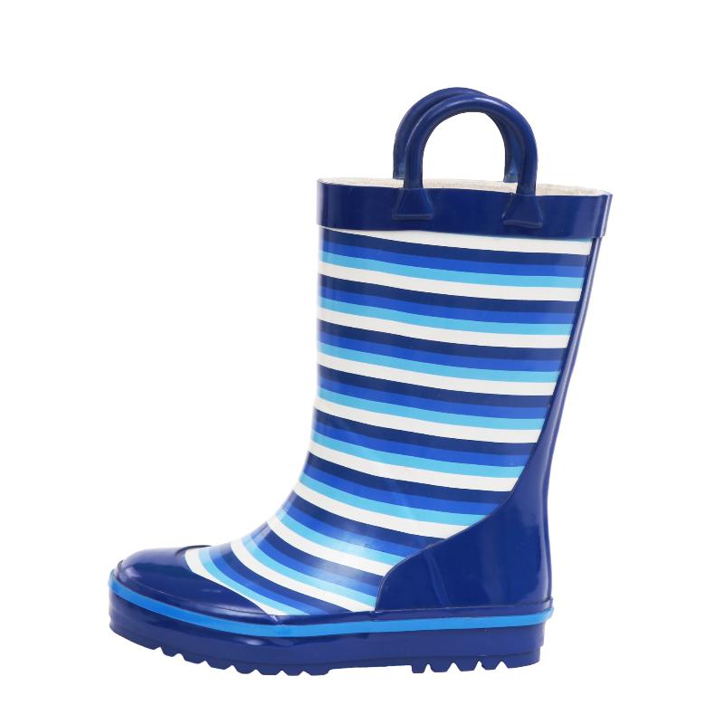 Kids Rubber Rain boots with Handle SYD157-2