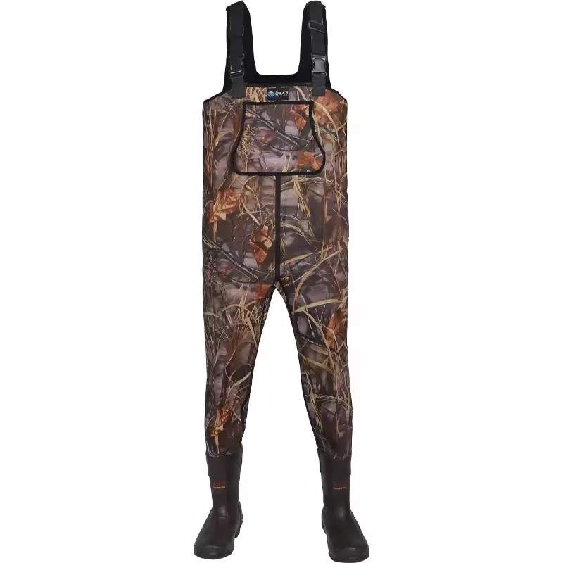 Camo Neoprene Thermal Chest Waders SY-22