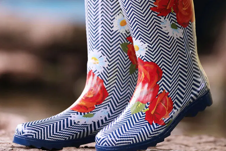 Lace-Up Rain Boots for Function and Style