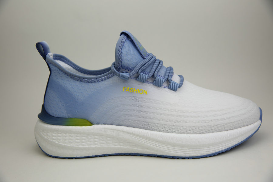 black leather athletic shoes