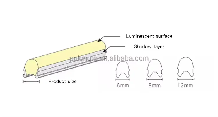 Hot Sale 12V 24V Silicone Flex LED Neon Strip Lights IP67 Cut Manufacture Every for Advertisement Decorations