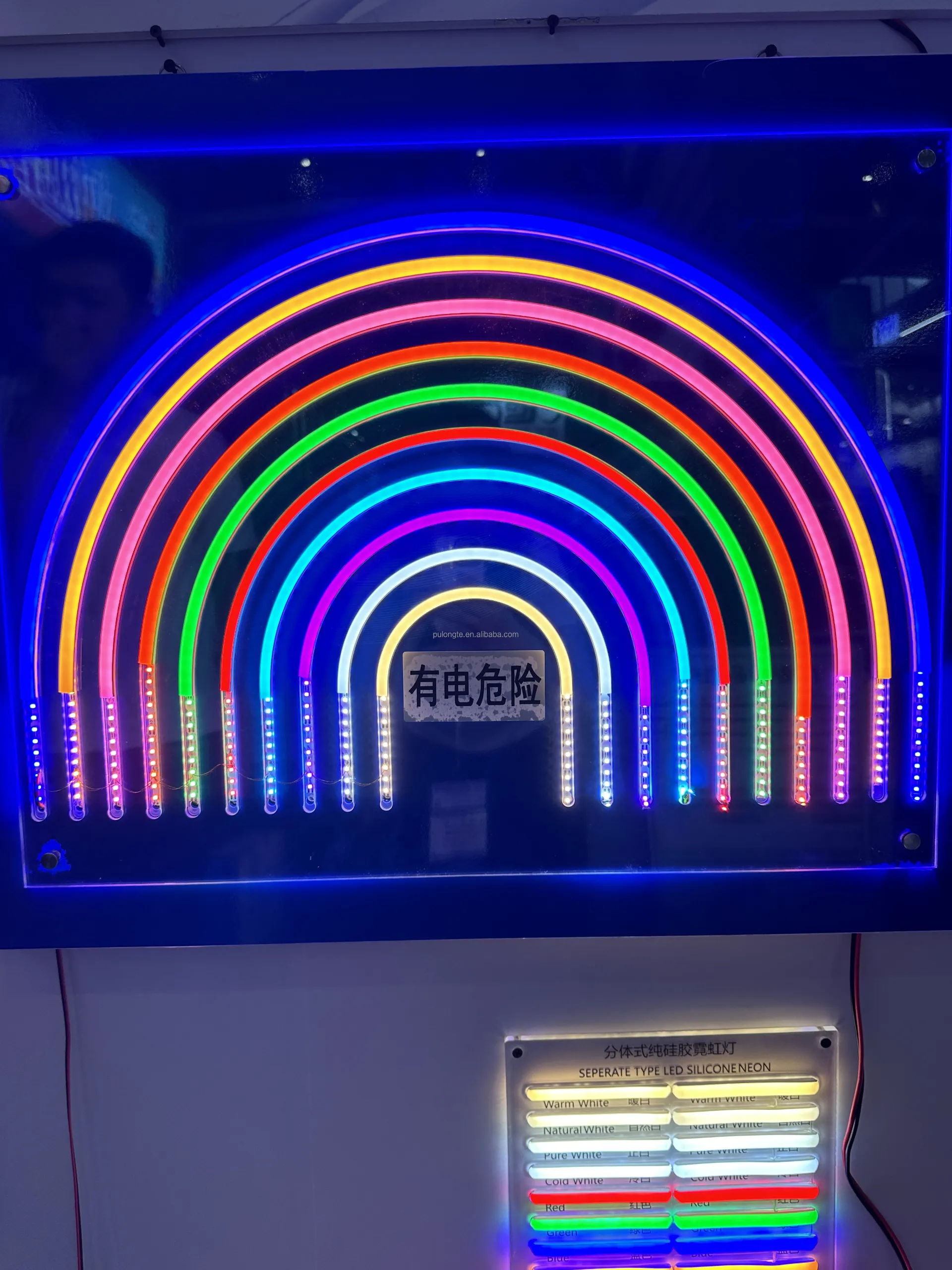 Factory Custom Flexible Soft LED Neon Strip 110V~220V AC Advertising Marquee Signboard Neon Tube LED Strip Moulding Cutting