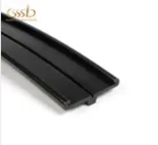 Flexible plastic extrusion profile materials