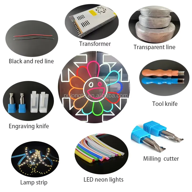 Separated Neon Flexible LED Light Strip Cover, 16.4ft 8mm Wear Free DIY Bendable Silicone Diffuser Cover with 2 Pcs Neon Light Cutter, RGB Neon Strip for Bar Car Outdoor Home DIY Decor