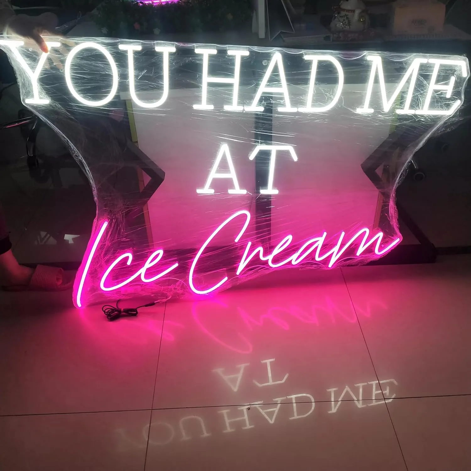 Separated Neon Flexible LED Light Strip Cover, 16.4ft 6mm Wear Free DIY Bendable Silicone Diffuser Cover