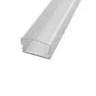 Customization LED Plastic PC Extrusion Diffuser Profile for LED Tube Light Parts