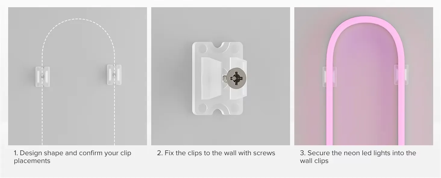 Wire Ice Blue, 16.4ft/5m Portable Battery Pack Neon Light Strip 360° Cuttable Glowing Rope Lights for Parties, Halloween, DIY Decoration