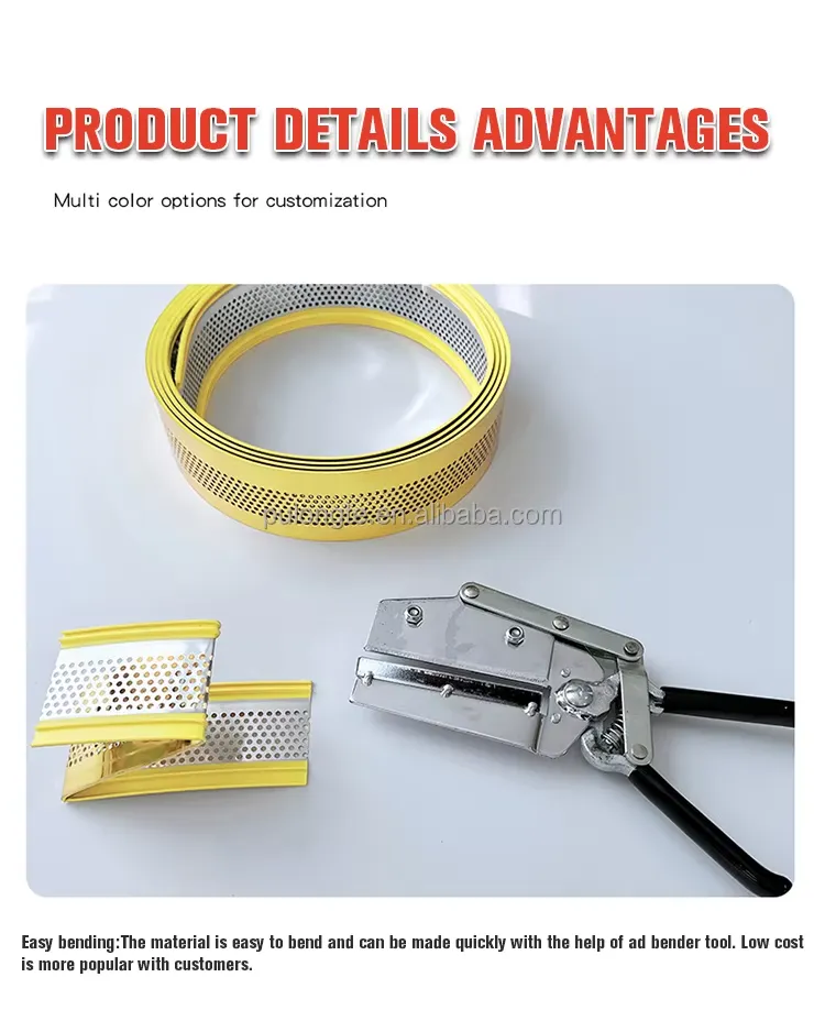 Aluminum Edge Strip Without Borders Are Used for Billboard Signage Lightweight & Weatherproof Custom Sizes