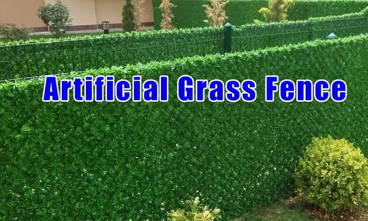 Artificial Grass Fence