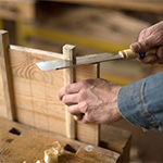 Read More AboutWooden pegs in furniture workshops.
