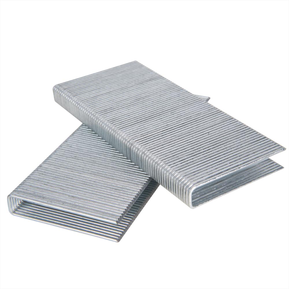 Manufacturer of crown staples made from stainless steel for durable and reliable performance.