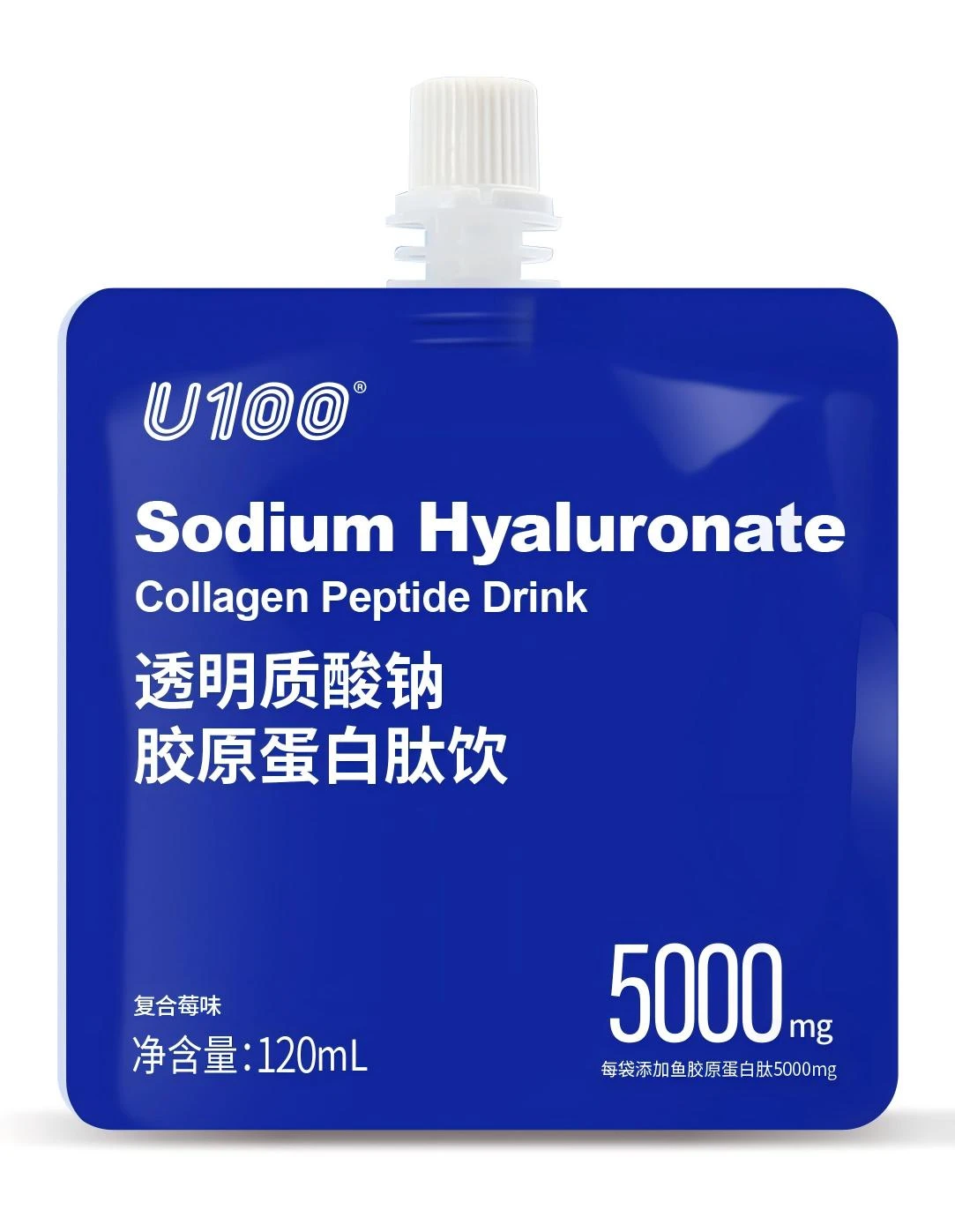 U100 Sodium hyaluronate collagen peptide drink 120ml
