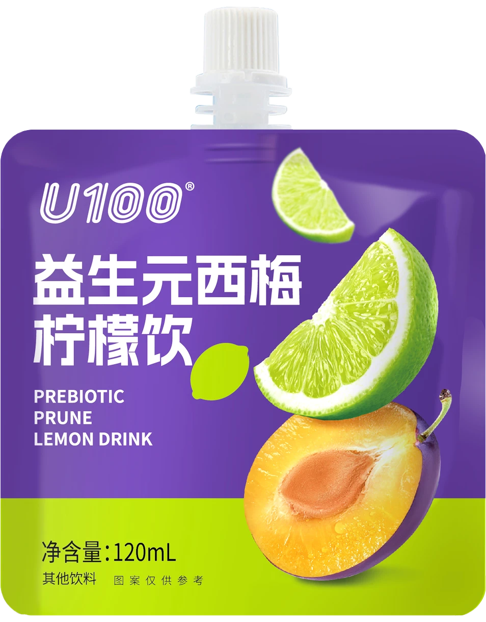 U100 Prune Lemon Juice 120ml