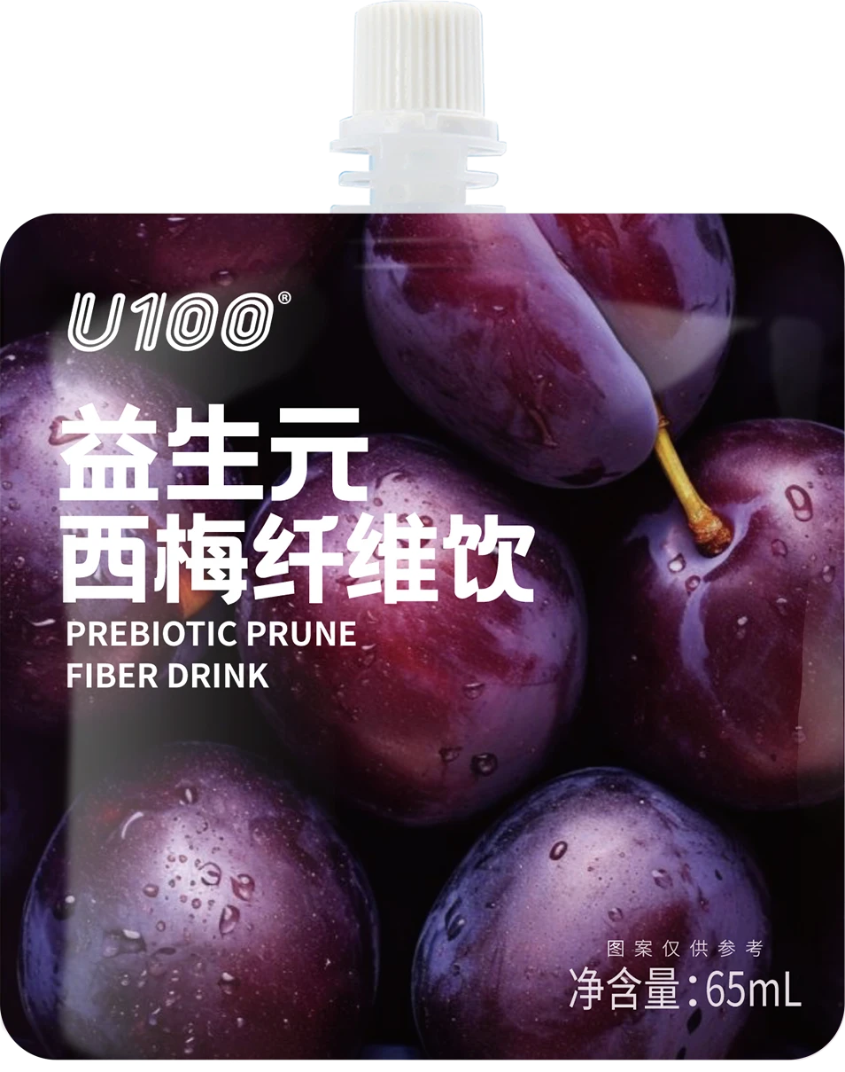 U100 Prebiotic prune fiber fruit drink 65ml