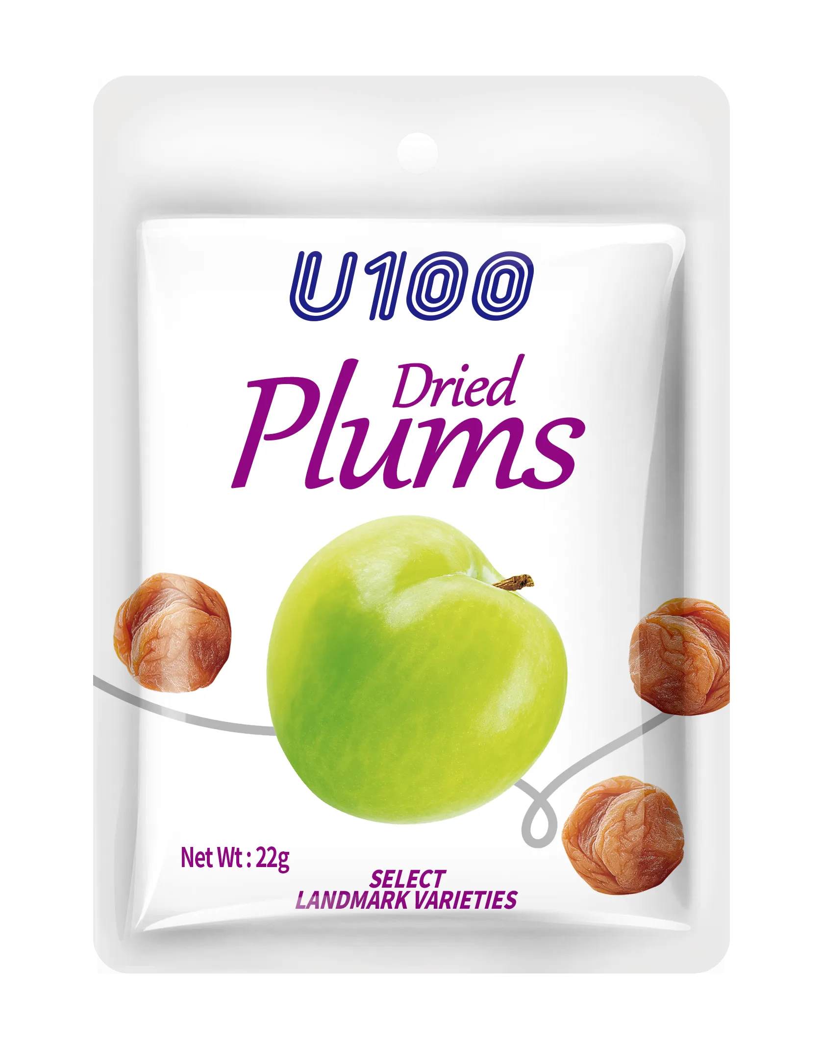 U100 Dried Plum 22g