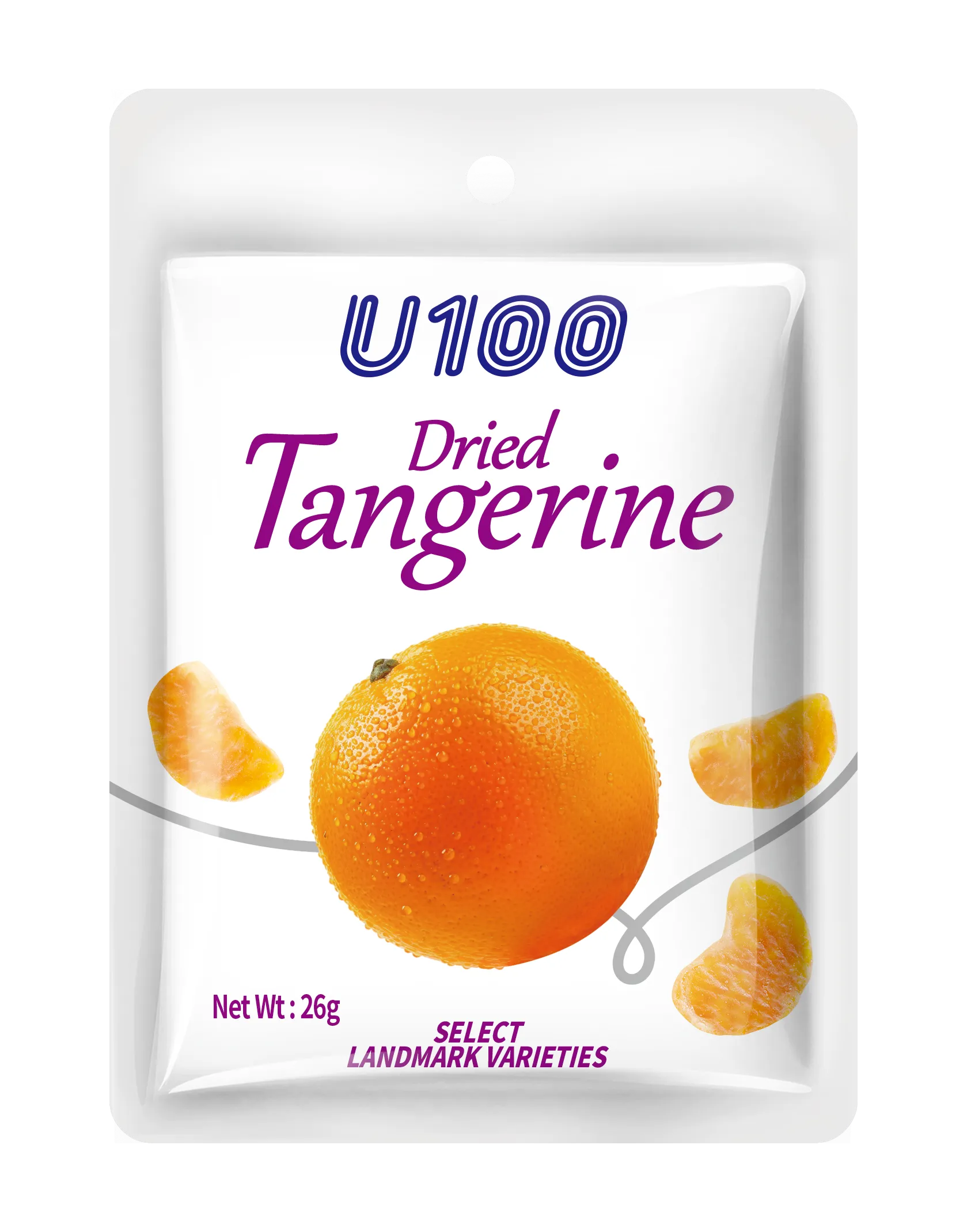 U100 Dried Tangerine 26g Dried Fruit