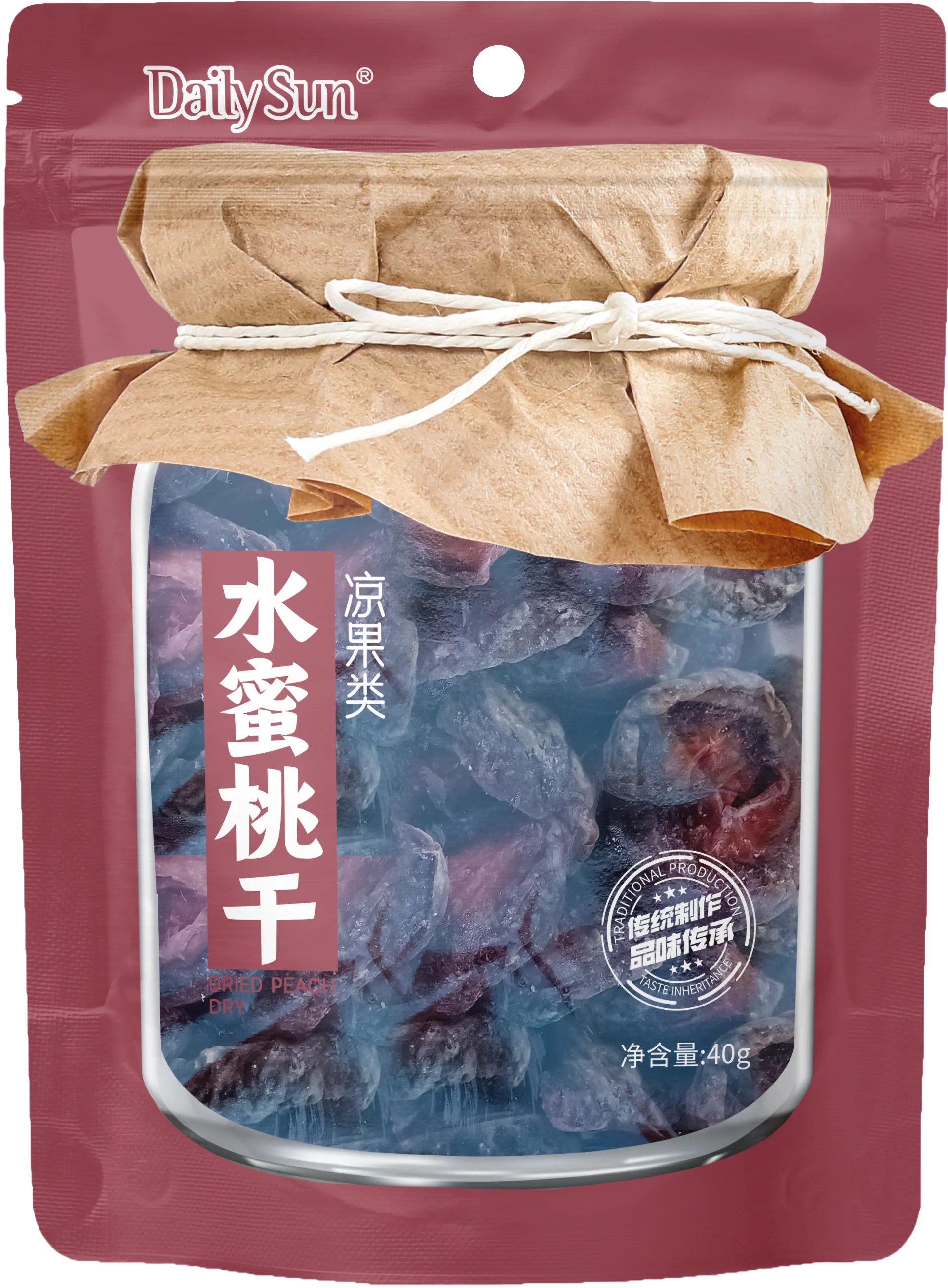 Daily Sun Dried Peach 40g