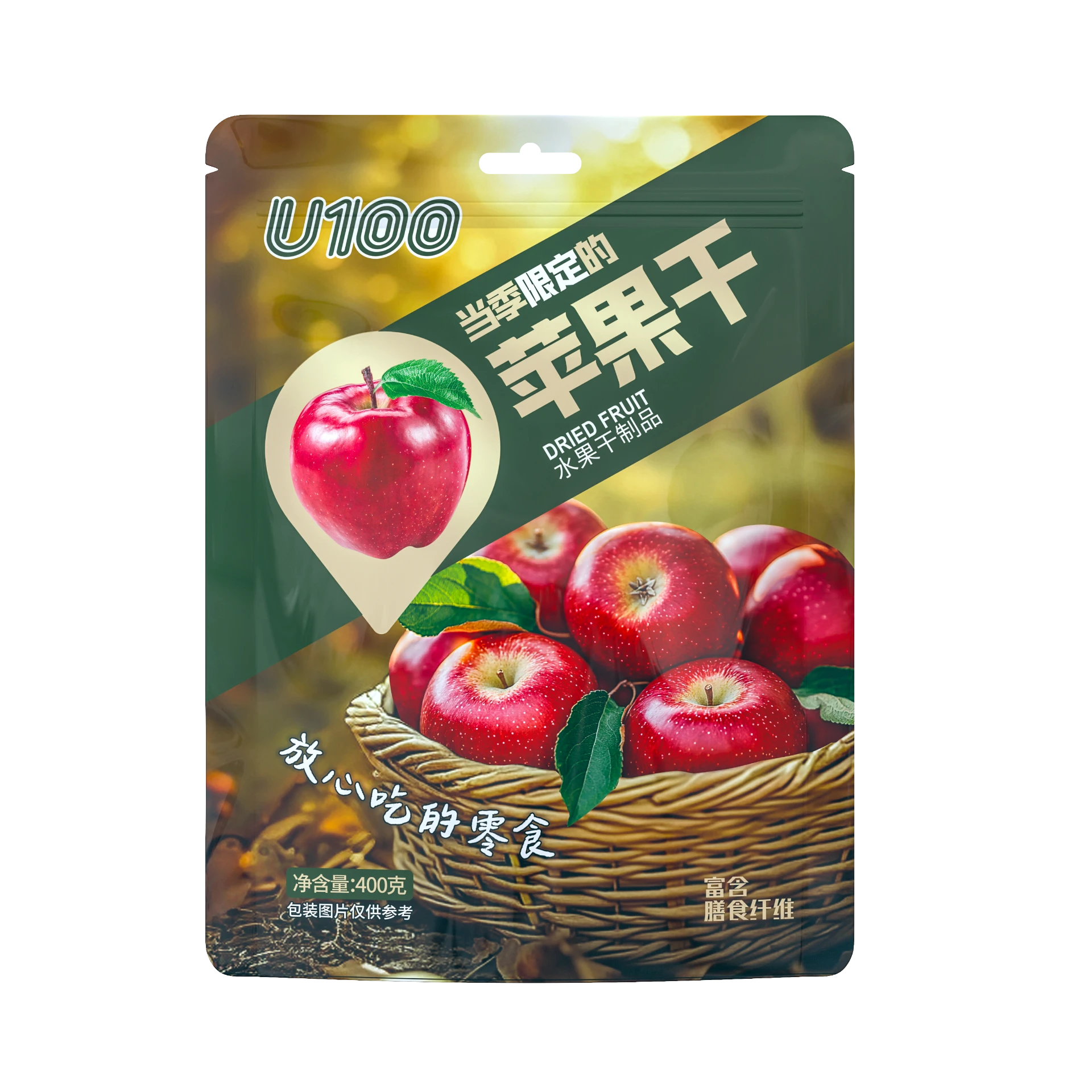 U100 Dried Apple 400g