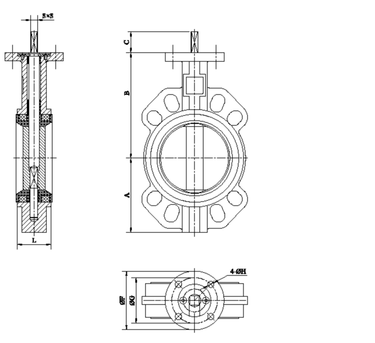 Read More About wafer type butterfly valve dimensions