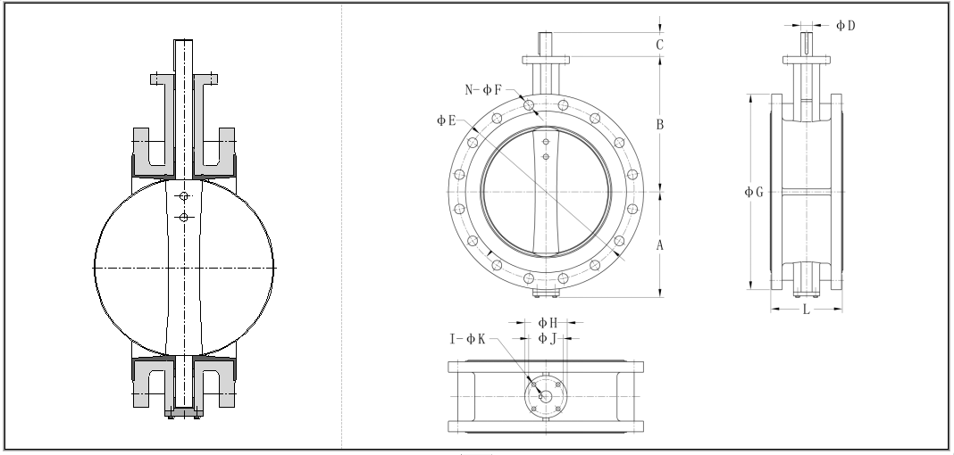 Read More About double flanged butterfly valve