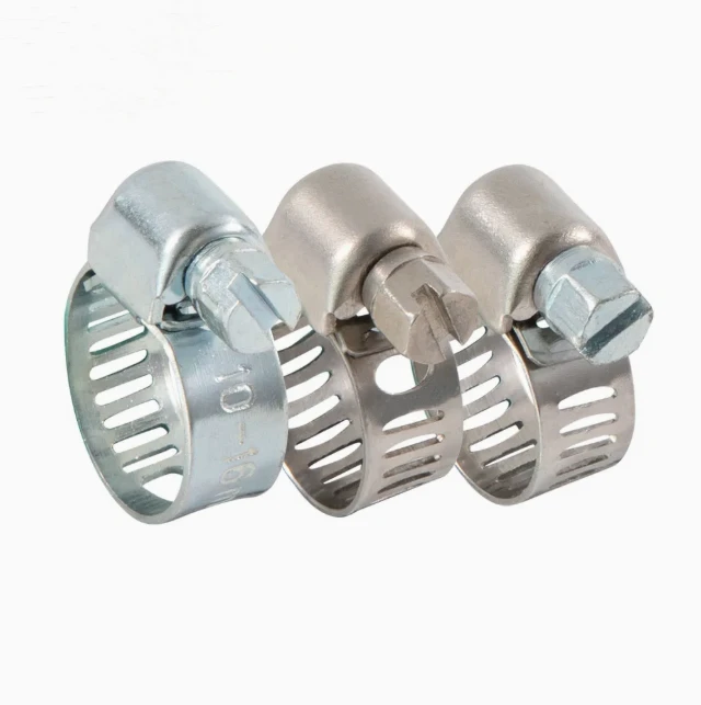 Comparison of stainless steel hose clamp and galvanized hose clamp