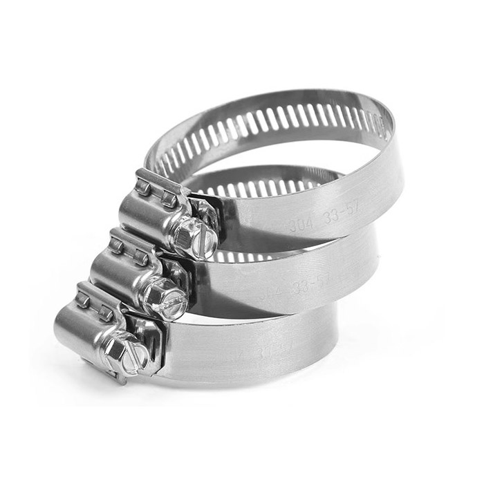 China Screw-Type Hose Clamps for Secure Connections in Automotive and Industrial Applications