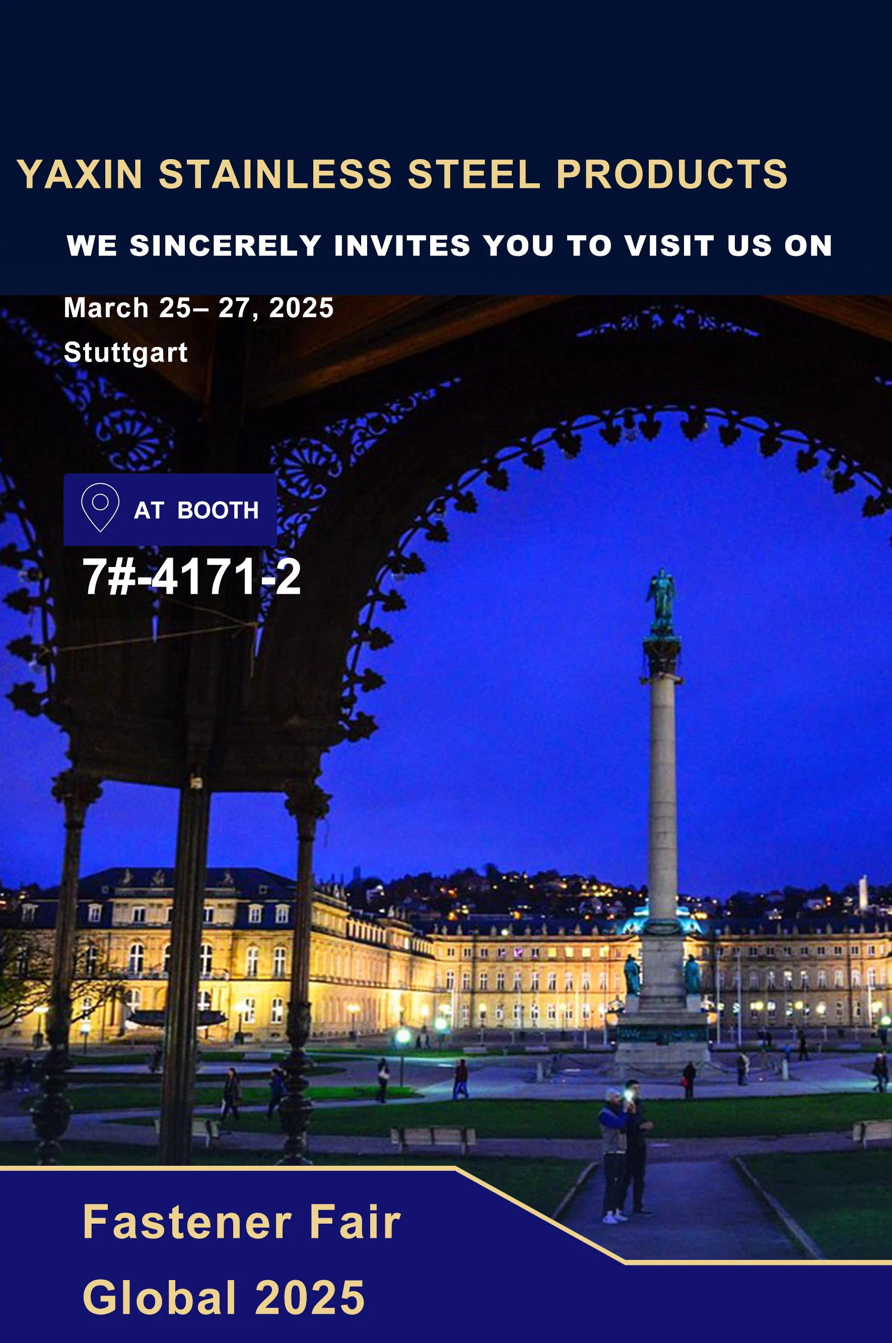 Hebei Yaxin participated in Stuttgart International Fastener Exhibition