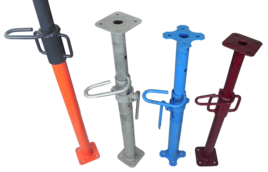 Steel prop for shoring