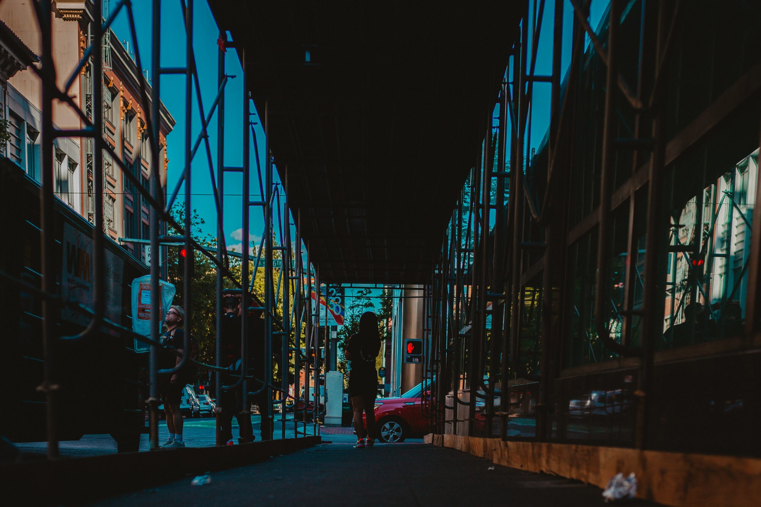 Китай строит строительные леса