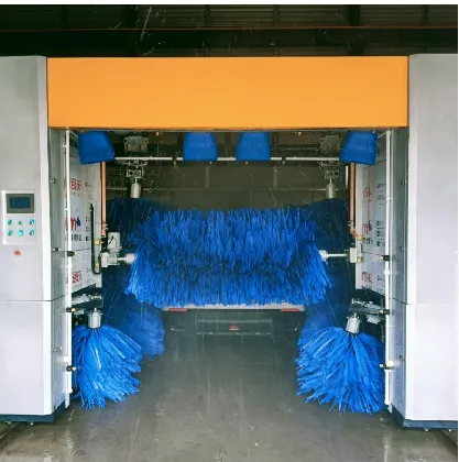 The application of auto bike washing machine in car factories