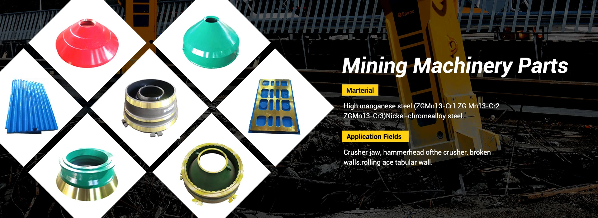 crusher parts manufacturer