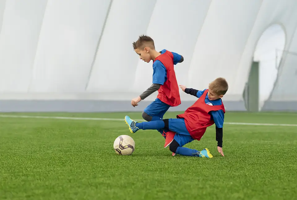 Transform your sports field with our top-of-the-line artificial grass solutions and say goodbye to costly, time-consuming upkeep for good! Choose from a wide range of sport-specific turfs designed to provide optimal performance and a professional look. Need assistance in selecting the perfect artificial sports turf? We're here to help.