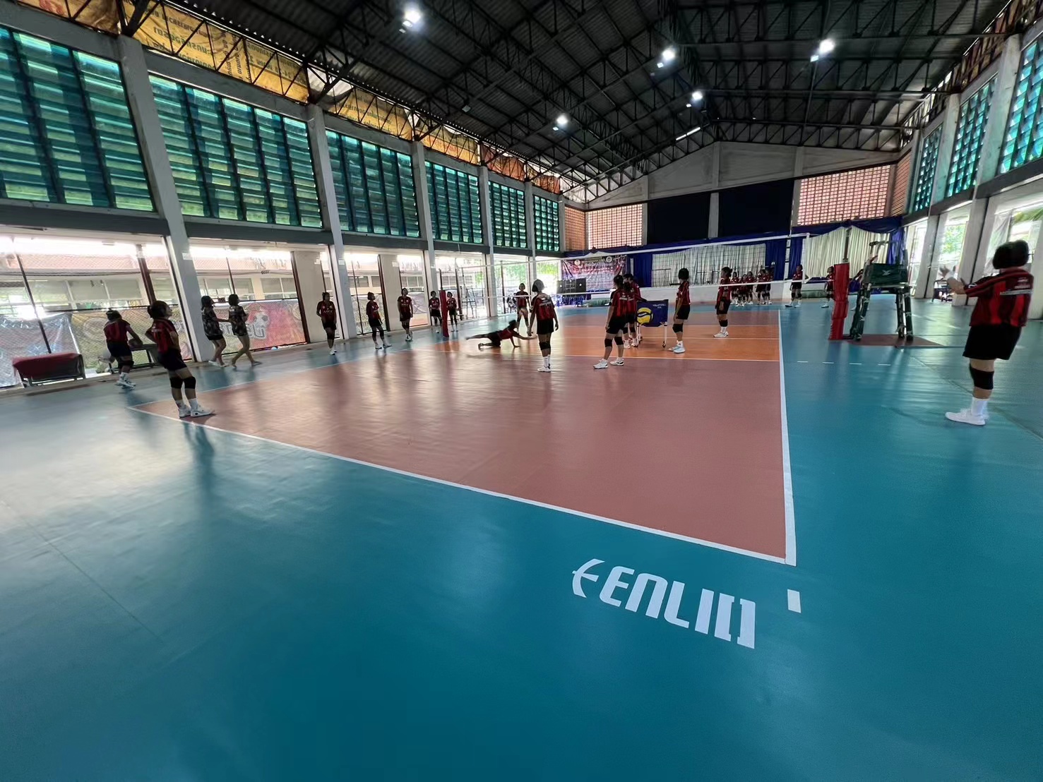 Volleyball Court Mat | Anti-Slip, Shock-Absorbing, Durable