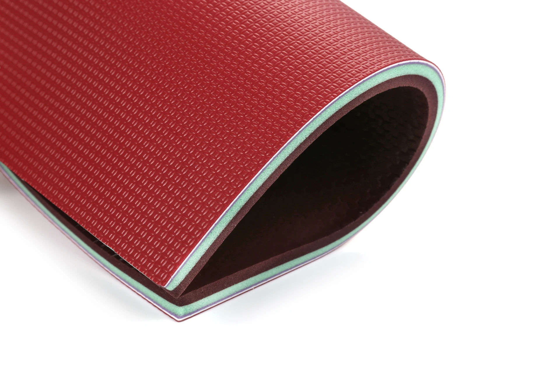 Crafted from premium quality PVC resin and rubber materials, the Enlio sports floor combines durability with exceptional resilience. Our innovative E-SER Rubber Foam Technology, paired with a triple structural surface system, provides unparalleled impact absorption, enhancing player safety by reducing the risk of injuries. With an impressive 35% increase in floor resilience, athletes can perform at their best, whether they are sprinting, jumping, or making quick lateral movements.