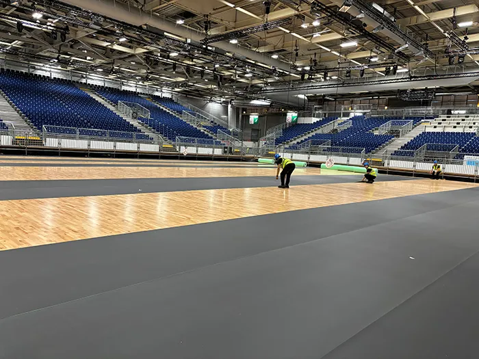 table tennis court mat 
