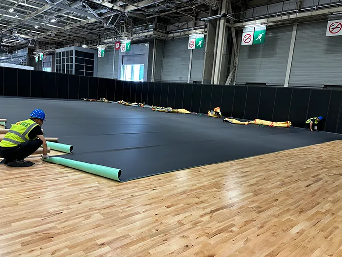 High-Quality PVC Flooring for Badminton Courts and Sports Facilities High-Quality PVC Flooring for Badminton Courts and Sports Facilities