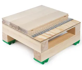 Double-Layer Keel Basketball Hardwood Floor for Sale: How 22mm Thickened Maple Achieves 55% Impact Absorption