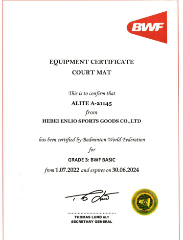 badminton court mat