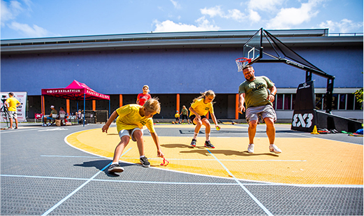 Outdoor Basketball Court