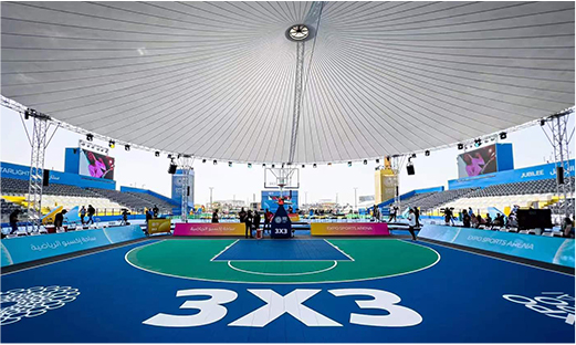 FIBA 3x3 Basketball Court