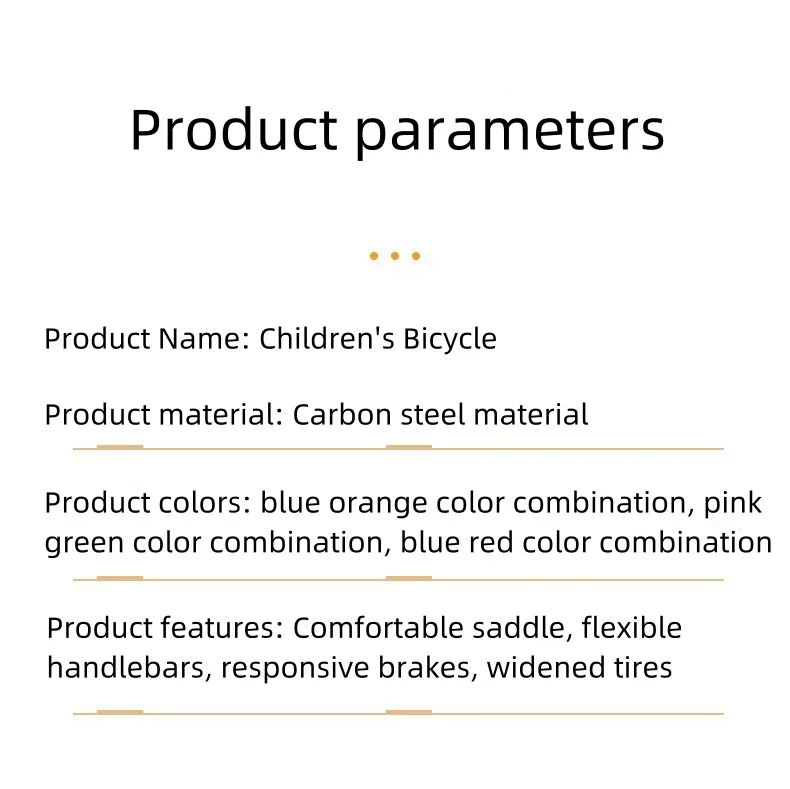 New Children's Mountain Bike Boys and Girls Children Bicycles Hot 12 Inch 14 Inch 20 Inch Bikes