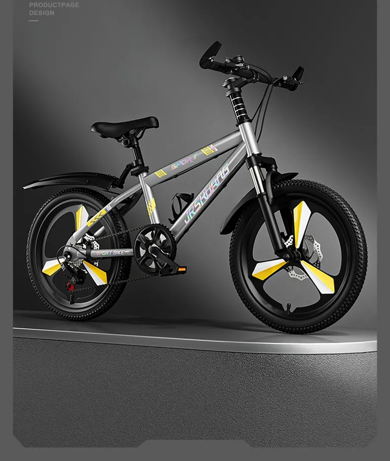 Unique Bicycle for Children Aged 6-12 Sport Mountain Bike 18/20/22/24 Inch Primary and Secondary School Students